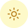 yellow sun icon