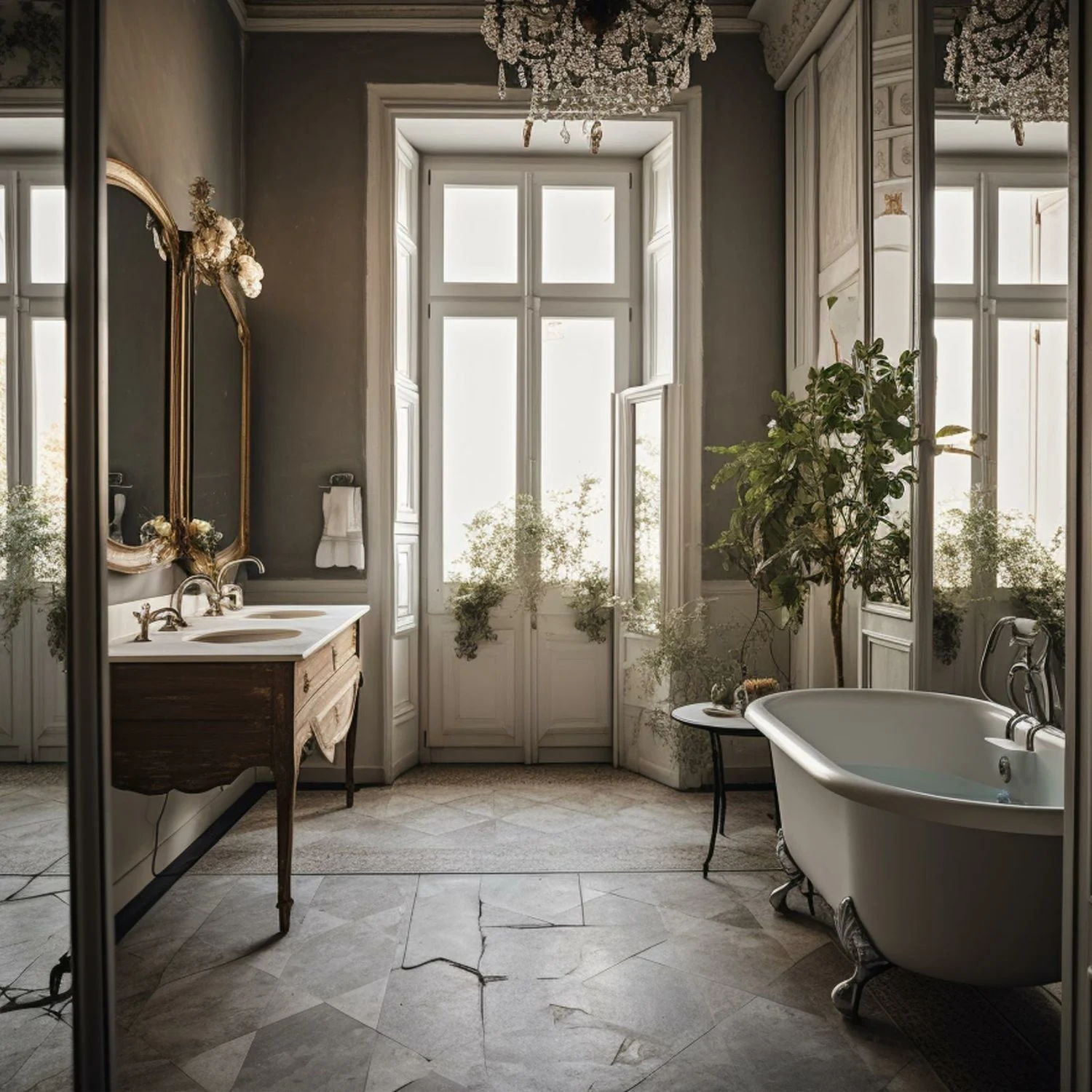Art Deco und vintage